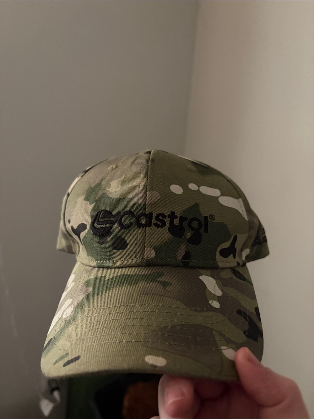 Astr Men's Camo Baseball Cap - Olive Multicam